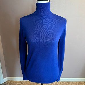 Zara Royal Blue Turtleneck Sweater - Size XL